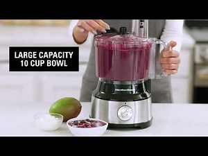Hamilton Beach® 10-Cup Food Processor with Bowl Scraper (70730G)