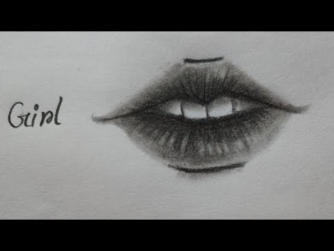 How to draw Different lips tutorial...✨✨✨ #art #drawing #howtodraw #tutorial #trending #video