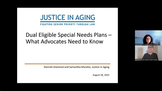 Dual Eligible Special Needs Plans (D-SNPs): What Advocates Need to Know