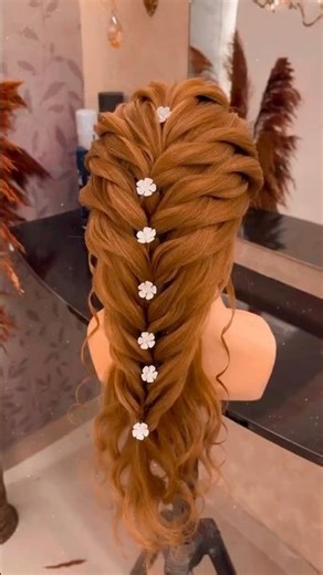 Beautiful Braid Hairstyle #hairstyle #hairtutorial #braids #longhair #shorts #trending #reels #fypシ