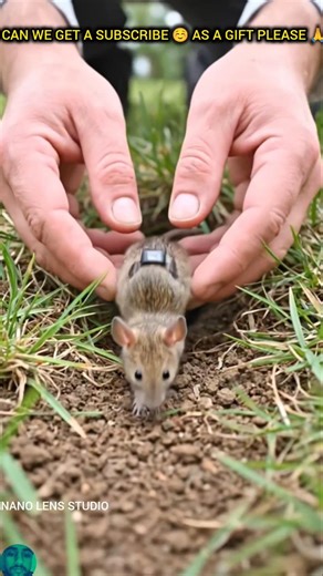 Life from a Mouse Eye! 🐭 Real POV from a Field Mouse's Back #shorts #nature #microcamera #wildlife