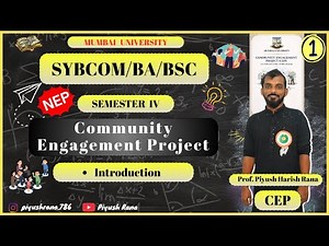 CEP | Introduction | SYBCom / SYBA / SYBSc Sem 4 | NEP | – Community Engagement Project | Lec 1