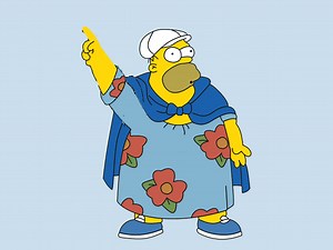 Homer Simpson Wrestling Gif