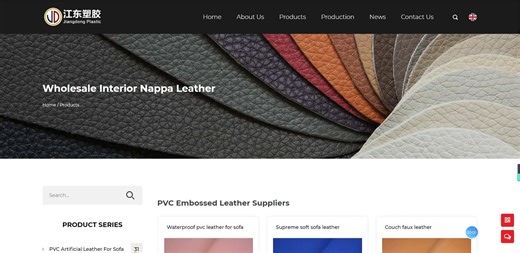 Fire retardant PVC fabric leather for sofa