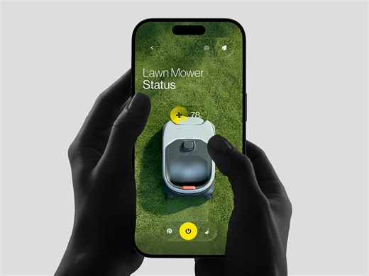 Lawn Mobile App – Robotic Control UI