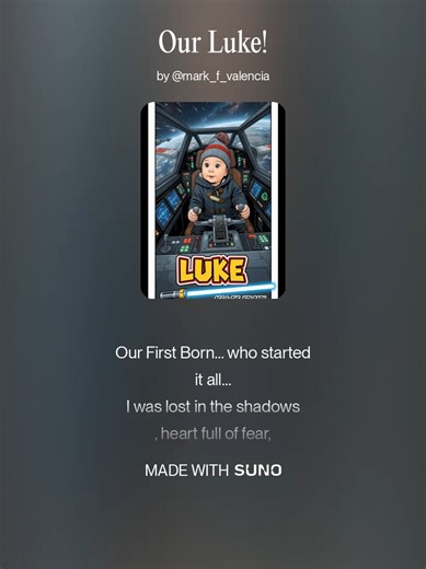 A Father's Song for His Son Luke