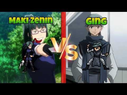 Jump Force MUGEN Maki Zenin vs Ging