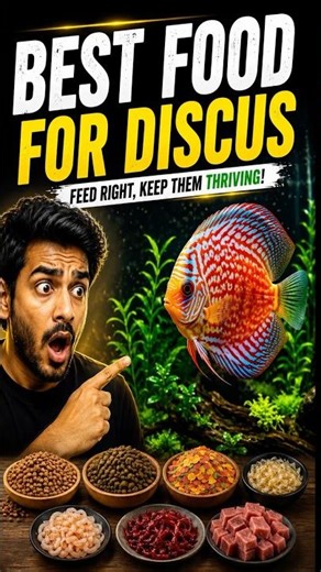 How to double your Discus fish color! 🎨 #discusfish #aquarium #fishfood