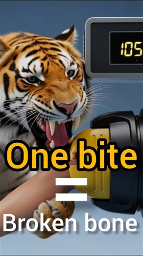 ONE Bite That Can Break Bones 🦷💥 #Shorts