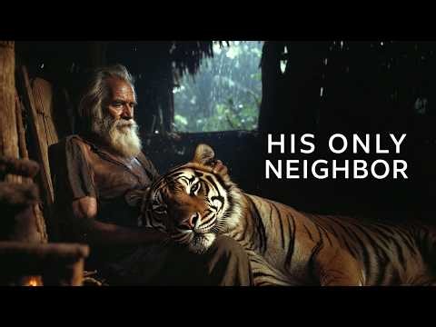 His Only Neighbor is a Tiger. (5 Mins of Jungle ASMR)