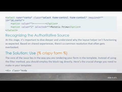 How to Fix Django Crispy Forms Layout Issues in Your Forms