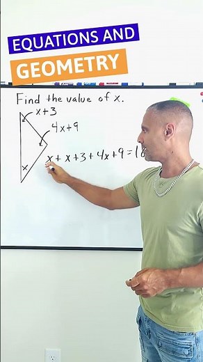 Solving Equations And Triangle Angles