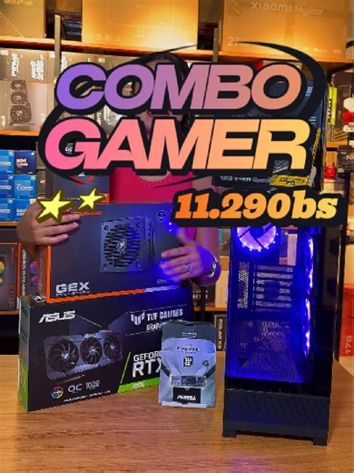 COMBO GAMER 11.290bs 🎮🔥 EL SETUP QUE TODO GAMER QUIERE 🔥🎮 Potencia real… sin límites 💀⚡ 🚀 Corre TODO en ultra 🎯 Perfecto para gaming edición 🎬 💻 Rendimiento brutal sin lag 🔥 Diseño que impone respeto No es un combo… es una BESTIA lista para dominar cualquier juego 😈👑 👉 Escríbenos ahora a JC Computers 📲 y consíguela antes que se agoten. ⬇️ Haz clic en el link de nuestro perfil y habla directo con nuestros vendedores. 📲 Escríbenos al 591 69139649 📦 Envíos a todo Bolivia 🇧🇴 🏬 Tie