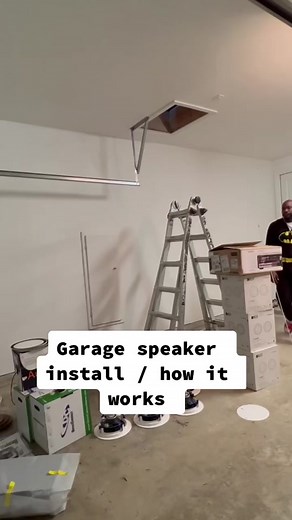 How to install Garage Speakers & how to use them #fyp #funny #worklife #safe #keepgoing #positive #workingfromhome #houstontx #texas #richmondtx #fulsheartx #sony #sonytv #tvinstall #832 #713 #281 #xplore #exlore #page #viral #viralvideo #goat #audiovisual #hometheater #automation #🔊 #markerting tvmounting #tvmounting #htx #houstontvmounting #katytx #cypresstx #fyp #fypシ #foryou #clean #install #htown #tech #customerservice #trending #sony #tvinstall #goat #pageforyou #install #how #learning #h