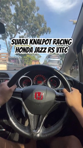 SUARA KNALPOT RACING HONDA JAZZ RS!! #hondajazz #knalpotracing #modifikasi