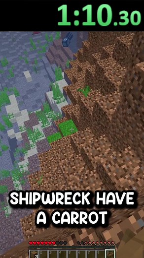 Minecraft Speedrun: Obtaining Carrot Seeds in 2 Minutes and 13 Seconds