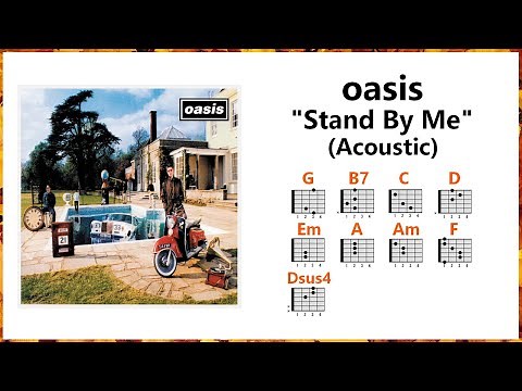 オアシス「スタンド・バイ・ミー」アコースティックバージョン 英語歌詞・ギターコード付き ＊OASIS / Stand By Me Acoustic with Lyrics & Chords