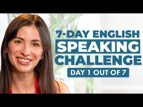 Speak English with me | 7-day English Shadowing Challenge