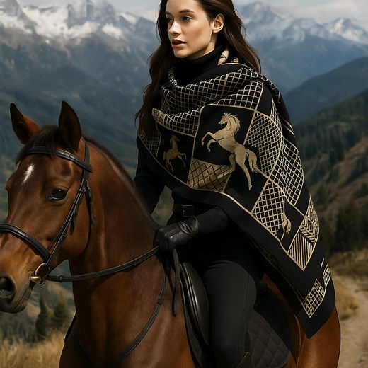 Wrap Up in Elegance 🐎✨ Soft, stylish scarves inspired by the grace of horses 🐎 ❤️ Free Shipping Worldwide ❤️ Buy 2 Get 1 Free ❤️ Shop at: https://cucciolocavallo.com/collections/pashmina-scarves | Cucciolo & Cavallo