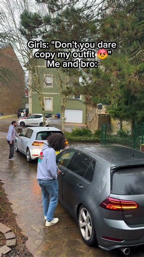 Me and bro understood the assignment 🤝🔥#twinning #brocode #gti #golf7gti #haischen #fyp