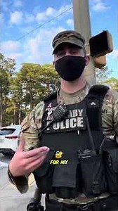 "I'd Rather Not Give It To You!" - Epic ID Refusal At Military Base #shorts
