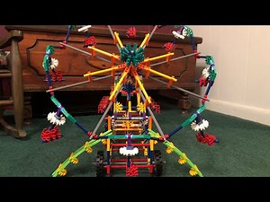 Knex Paratrooper Fair Ride / Carnival Ride, Set Up, Operation and Tear Down