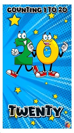 let's count 1 to 20 together 🤩🤩 Fun counting song #learning