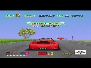 Sega Ages 2500 Series Vol. 13: OutRun (PS2) Arrange Mode Playthrough