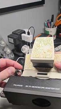 Polaroid SX70 Microscope Adapter