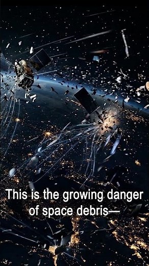 Space Debris Is Becoming a Real Problem #NASA #SpaceX #Technology #FutureTech #SpaceNews #SpaceJunk