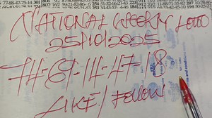 To predict the winning numbers for national weekly lotto on 25/10/2025. | Felix Degraft