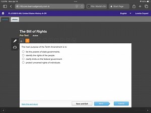 1:22 PM Mon Apr 1462%目r18.core.learn.edgenuity.comFilo: Wor... | Filo