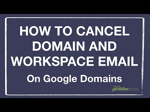 Cancel Google Domain and Google Workspace Email