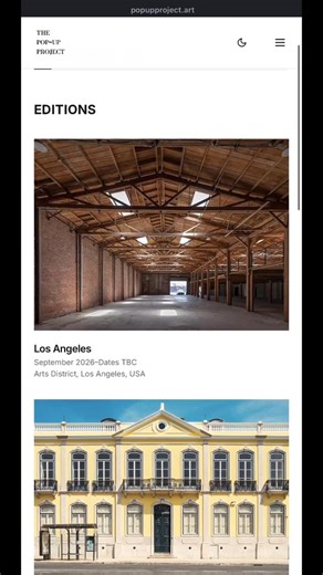 THE POP-UP PROJECT on Instagram: "THE POP-UP PROJECT New website online! A fresh look into our upcoming editions, cities and projects. Take a look and stay tuned for what’s next ✨"