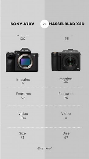 SONY A7RV vs HASSELBLAD X2D Comparison! #hasselblad #sony #a7rv #x2d #comparison #fullframe #photo