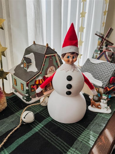 3D Printed Elf Snowman Costume - Etsy