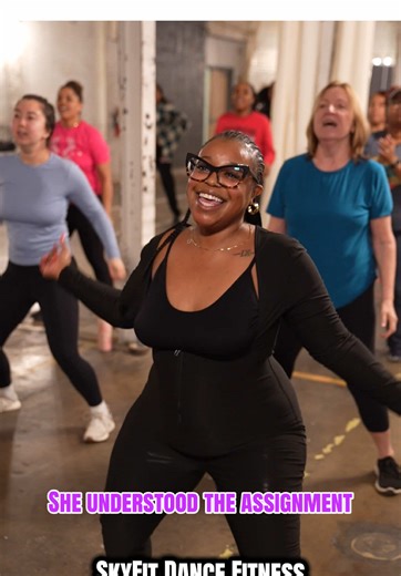 She understood the assignment!!! Only positive vibes at SkyFit Dance Fitness. SkyFit is a beginner friendly dance fitness class in Charlotte and Concord, NC! We have class Tuesdays in Concord and Thursdays in Charlotte. Click the link in our bio to learn more! #crimemob #community #fitness #thingstodoclt #charlottenc