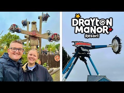 Drayton Manor Vlog Summer 2025 - Night Rides & Fireworks!