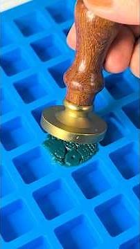 お手軽！可愛い柄つきワックス #シーリングスタンプ #シーリングワックス#sealingstamp #waxseal #sealingwax #オリジナルワックス#作り方