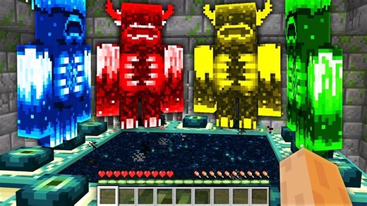 【Minecraft】召唤最强打工仔？让监守者帮我挖矿、造房、杀龙！