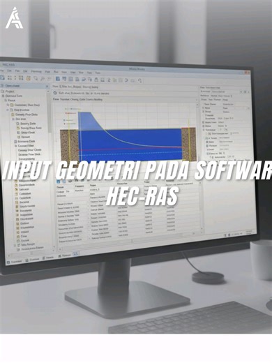 Mulai pemodelan sungai yang akurat dari langkah paling dasar: input geometri yang benar di HEC-RAS. Karena simulasi yang bagus selalu berawal dari data geometri yang presisi. 🌊📐 #CivilEngineering #BelajarTeknikSipil #Konstruksi #Akademisipil #fyp
