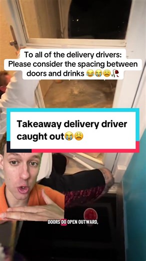 Takeaway Delivery Driver Caught in the Act: A Hilarious Moment