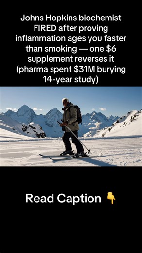 1. Dr. Amanda Torres tracked 8,900 adults 35-60 for 14 years at Johns Hopkins measuring inflammation markers versus cellular aging. Her terminated discovery: chronic inflammation aged cells 3.2x faster than smoking — but one $6 monthly supplement reversed it in 28 days. Pharma coalition paid $31M suppressing research because anti-inflammatory drugs generate $89B annually treating what this supplement prevents. 2. The mechanism Big Pharma hides: chronic inflammation destroys mitochondria, shorten