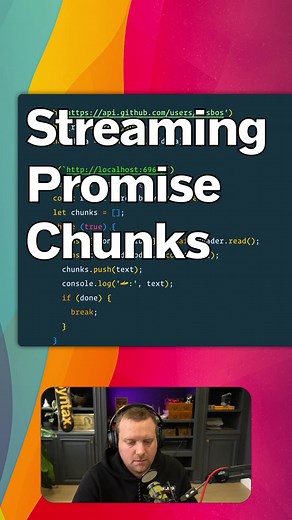 🔥 Lots of talk about Web Streams in the framework space: React, Remix, Next.js, Sveltekit, and more. Here is a quick 60 second explanation demo.