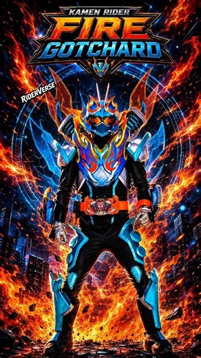 Kamen Rider Fire Gotchard 🔥🔥 #shorts #kamenrider #riderverse21