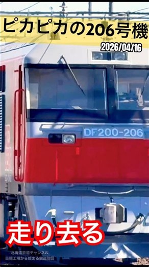 〈4K〉DF200-206が苗穂を発った日｜苗穂ストレートから札幌貨物ターミナル駅まで追う