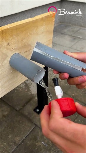 How to join PVC pipes properly #diy #pipe #joint