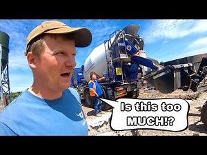 HUGE FARM BUILD NEEDS MASSIVE AMOUNT OF CONCRETE FOR THE LEGS ALONE!!