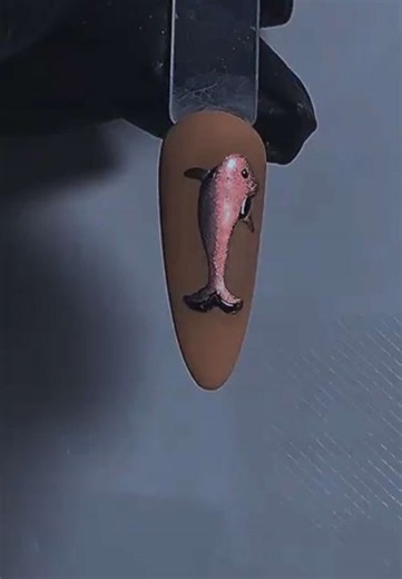 Summer Nail Tutorial: Shiny Dolphin Design