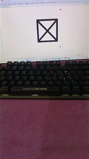 How to type the **Squared Times symbol (⊠)** in **Microsoft Word** using Unicode **22A0**?#shorts